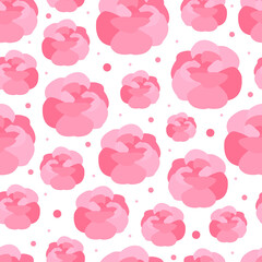 Rose seamless pattern for wallpapers, textiles, papers, fabrics, web pages. Floral ornament, vintage style.