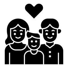 family glyph icon