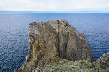 Rocky coast of Olkhon island