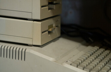 close up of a computer keyboard