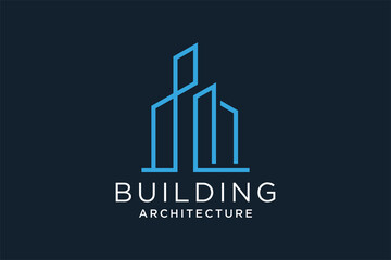 Fototapeta premium Letter L for Real Estate Remodeling Logo. Construction Architecture Building Logo Design Template Element.