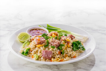 Thai Fried Rice with Sour Pork