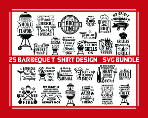 BBQ Vectors, BBQ Graphics, BBQ Typography, Grill, Cook, Drink Beer and Smoke Meat, BBQ TIME, Bacon