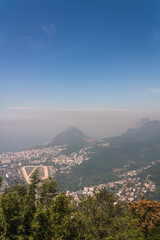 View of the Lagoa Rodrigo de Freitas region, Rio de Janeiro, Brazil