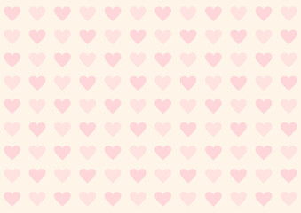 背景　ハート　白ピンク