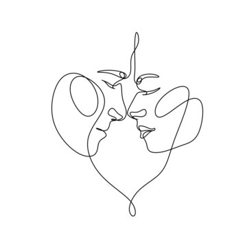 recommend clip art: fall in love, valentine, card, date, together, lovers, line, isolated, romance, hand drawn, family, conceptual, doodle, contour, linear, graphic, relationship, dating, minimalist, embracing, trendy,