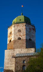 Fortress in the city of Vyborg in Russia