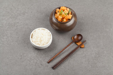 깍두기, 무, 김치, 무김치, 채소, 야채, 채식, 양념, 한국음식, 한국문화