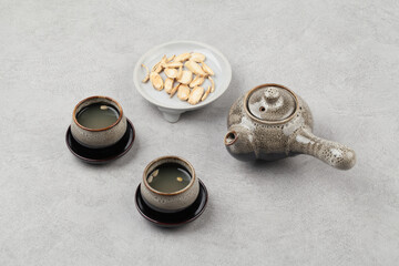 Ginseng tea, ginseng, tea, traditional tea, beverage, health.,인삼차, 인삼 ,차, 전통차, 음료 ,건강