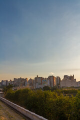 Obraz premium Belo Horizonte downtown skyline at sunset
