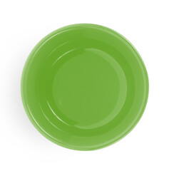 empty bowl isolated on white background