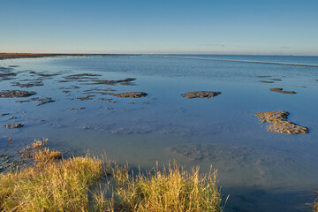 Abendstimmung im Wattenmeer, Ostfriesland