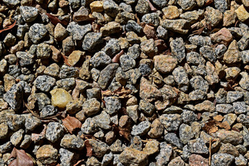 Stone floor in the park