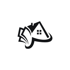 House and home financial loan logo graphic design.