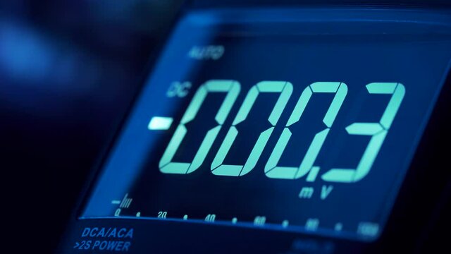 Multimeter measurement full of science and technology
