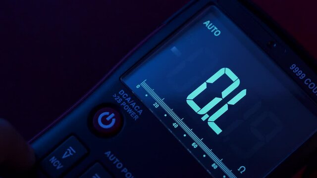 Multimeter measurement full of science and technology
