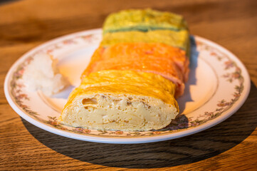 カラフル厚焼き玉子