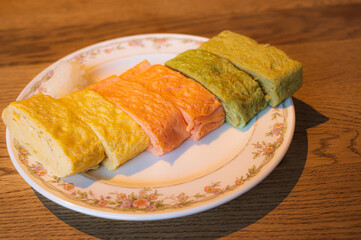 カラフル厚焼き玉子