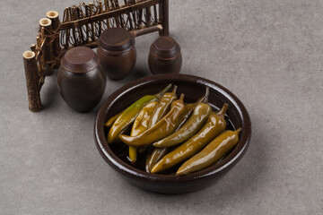 Pickled red pepper, pickled red pepper, fermented side dish, side dish, Korean food, pickled red pepper, aged food, food, food, pickled red pepper, homemade red pepper, soy sauce, red pepper,