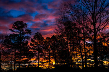 Christmas Sunrise in Hoke County, NC 2021