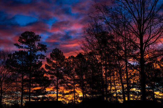Christmas Sunrise in Hoke County, NC 2021