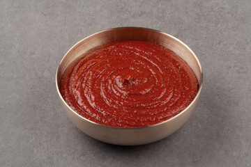 Red pepper paste, red pepper paste, seasoning, sauce, liquid red, Asian food, Asian culture, food,...