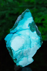 .Chrysocolla, mineral specimen stone rock geology gem crystal
