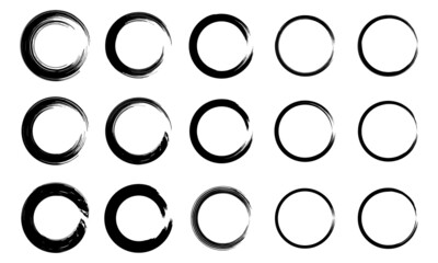 Set of white ink stains. white paint, ink brush stroke 