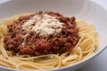 ミートソーススパゲティ