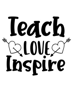 Teacher Rainbow Png SVG, Teacher Png Svg, Rainbow Png Svg, Teacher Life Png Svg, Teacher Svg, Teach Love Inspire Rainbow Svg Png, Teacher