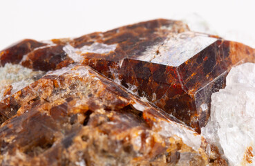 garnet mineral specimen stone rock geology gem crystal