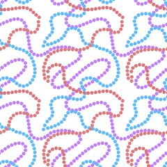 Seamless pattern with beads for fabrics and textiles and linens and gifts and cards and hobbies