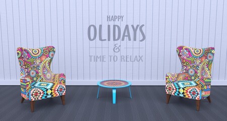 Front view of empty shelf on pink wall background with modern minimal concept. Display of backdrop shelves for showing. Realistic 3D render.	