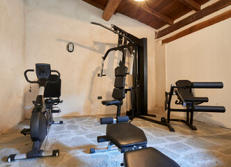 home Sports gym n a bed and breakfast