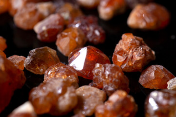 garnet mineral specimen stone rock geology gem crystal