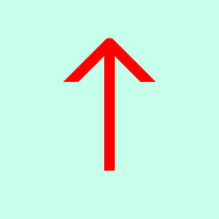 Red arrow icon vector EPS- 10