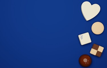 3D素材_ホワイトデー