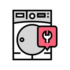 dryer machine repair color icon vector. dryer machine repair sign. isolated symbol illustration