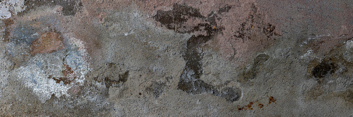 multicolored grunge texture cement wall. Concrete wall white and gray color for background. Old grunge textures with scratches and cracks. cement wall background. copy space