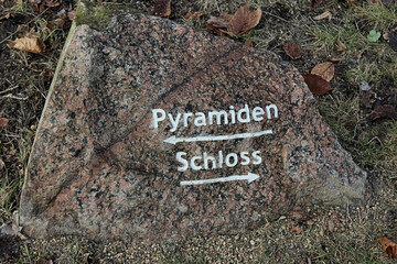 Wegweiser Schloss Branitz
