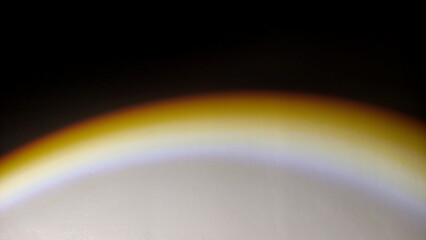 light on black background