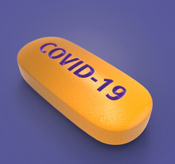 Pill of therapy treatment drug for Coronavirus