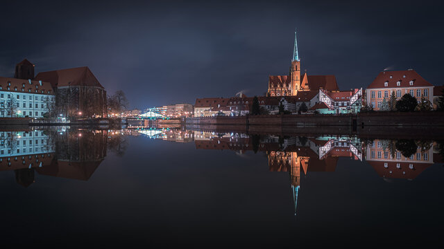 Panorama of the historic part of Wrocław - "Ostr&oacute;w Tumski" | Wrocław, Lower Silesia, Poland