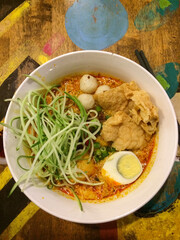 Bowl of Malaysian Laksa