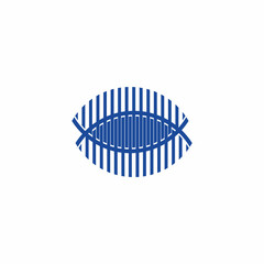 linked dna line geometric symbol logo vector
