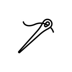 Needle line icon design vector template