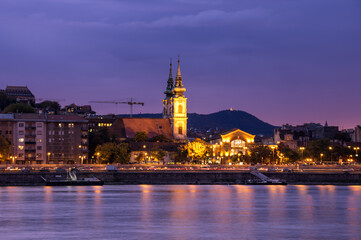 Obraz premium View of the historical center of Budapest