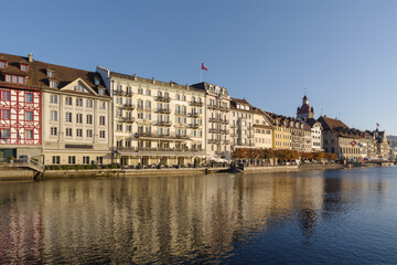 Lucerne panorama view