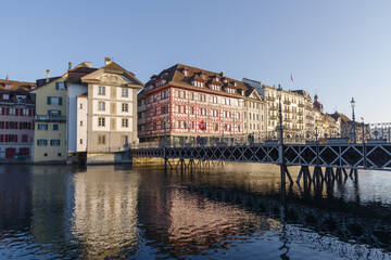 Fototapeta na wymiar Lucerne panorama view