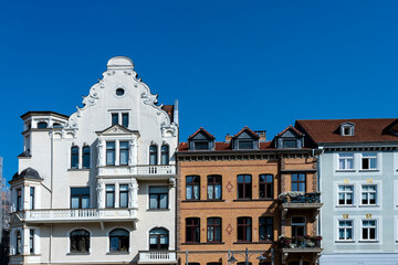Fototapeta na wymiar Häuser am Marktplatz in Hann.Münden